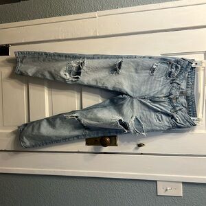American eagle mom straight leg jeans size 0